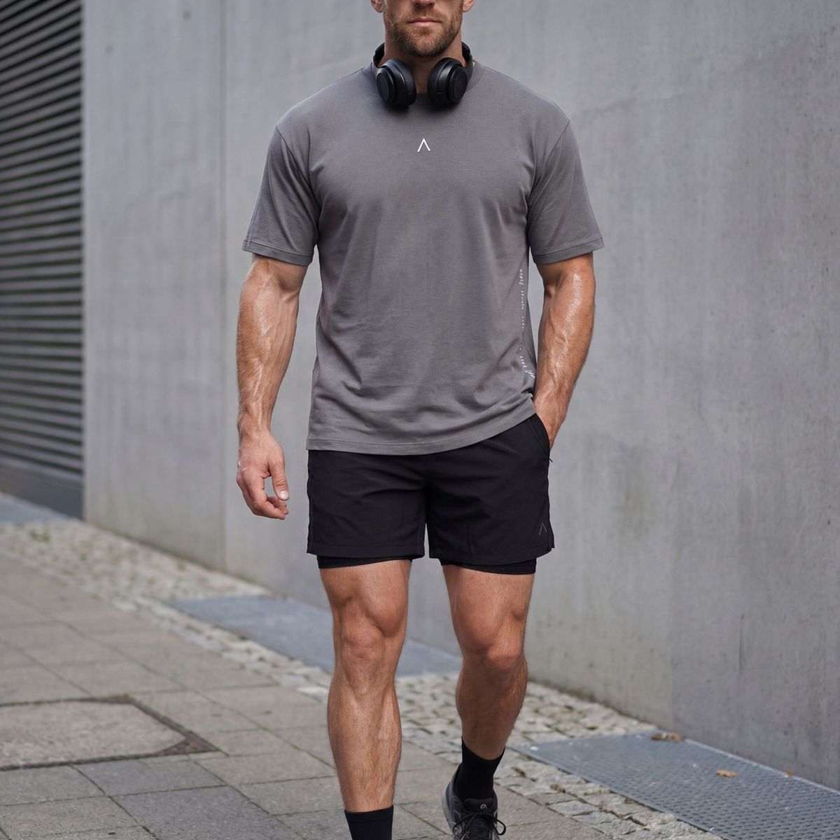 ALPHA FIT - Polo Oversize Algodón - Polo deportivo - Ropa Deportiva Gym - Alphafit
