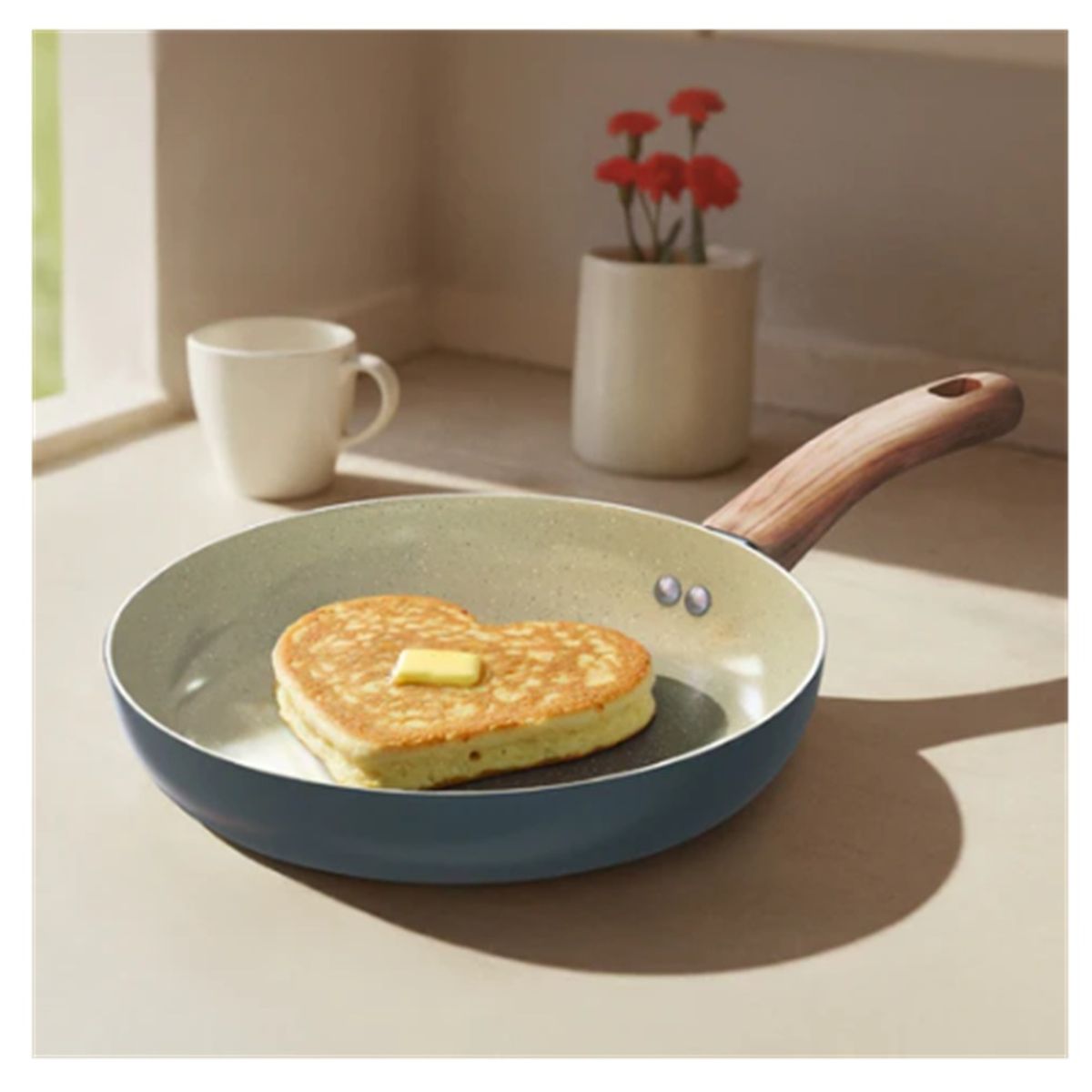 RECORD - SARTEN RECORD ANTIADHERENTE LINE WOOD CERAMICA 26 CM