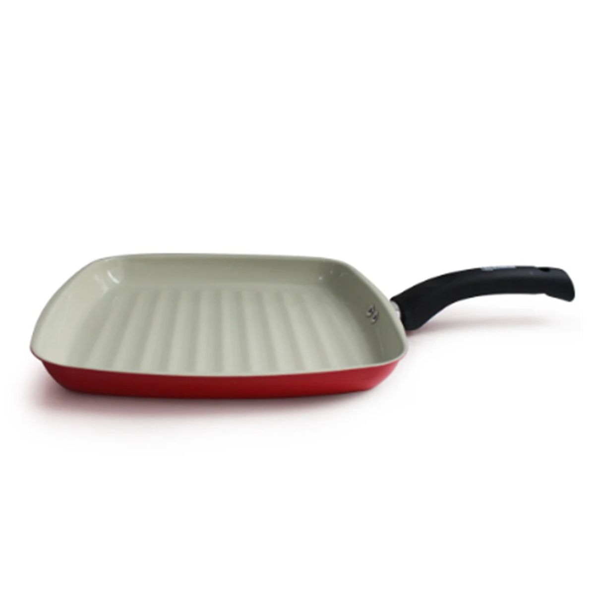 RECORD - SARTEN ASADORA RECORD ANTIADHERENTE CERAMICA 28 CM ROJA