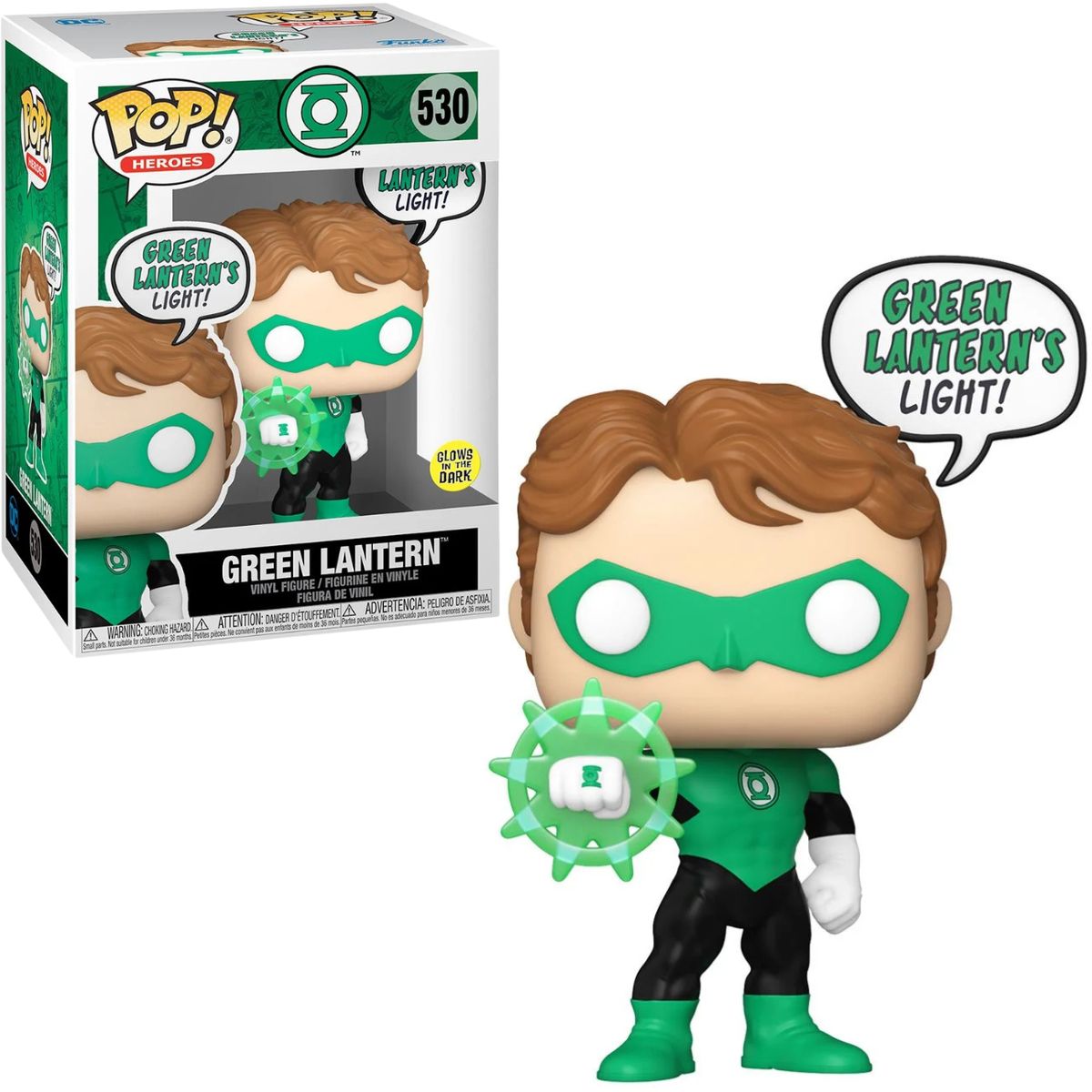 FUNKO - Linterna Verde Funko Pop - DC Comics Green Lantern Glow