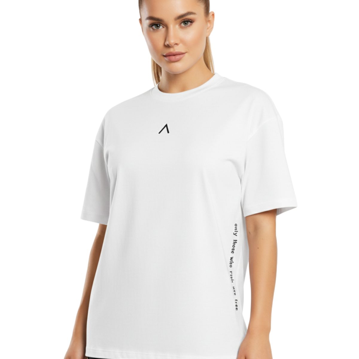 ALPHA FIT - Polo Oversize Algodón Mujer - Polo deportivo - Ropa Deportiva Gym - Alphafit