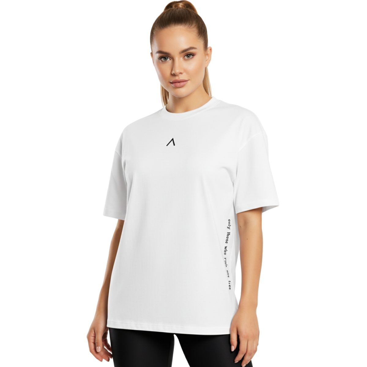 ALPHA FIT - Polo Oversize Algodón Mujer - Polo deportivo - Ropa Deportiva Gym - Alphafit