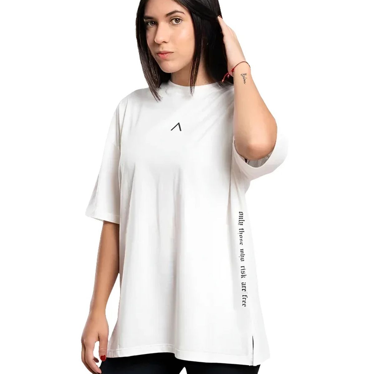 ALPHA FIT - Polo Oversize Algodón Mujer - Polo deportivo - Ropa Deportiva Gym - Alphafit