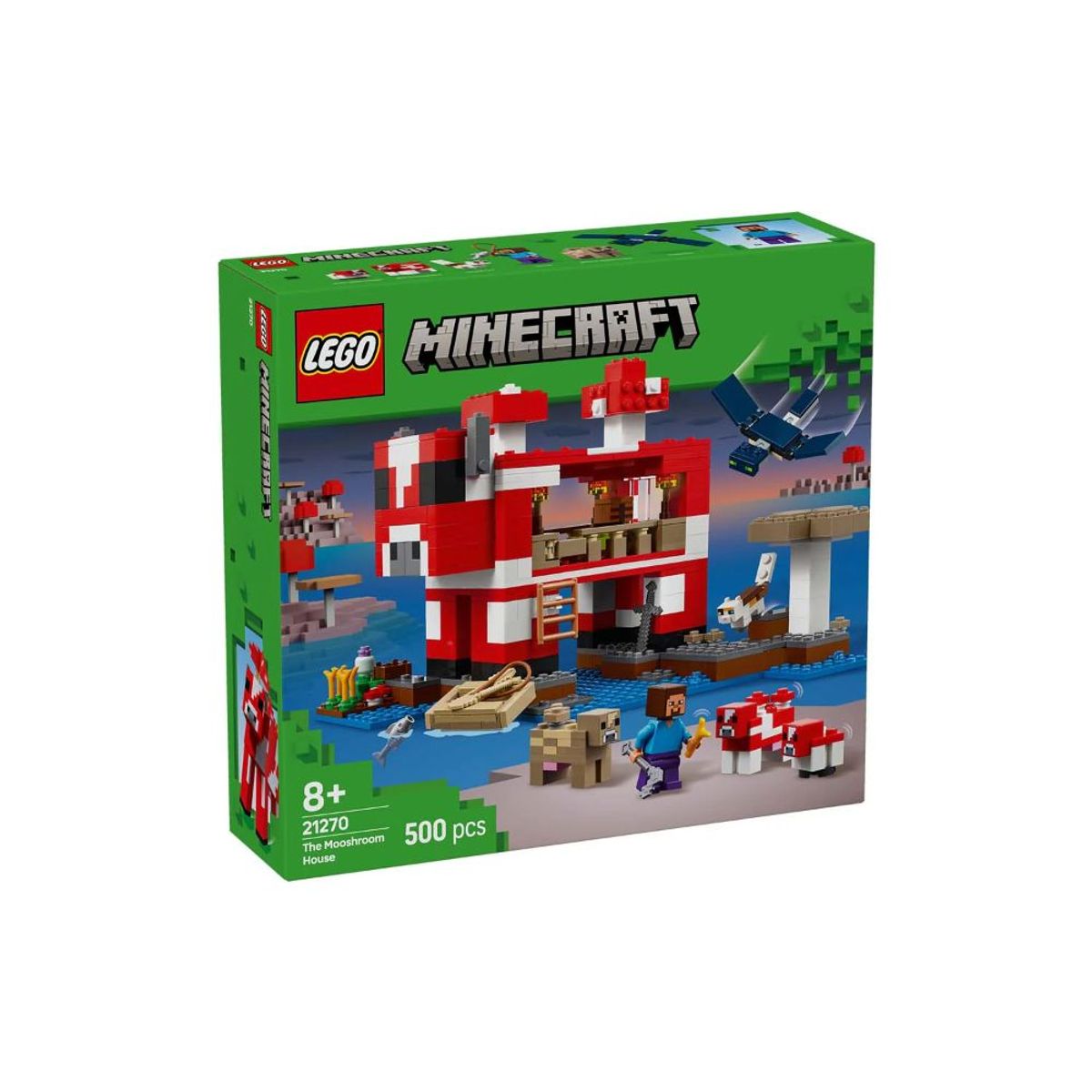 LEGO - LEGO Minecraft 21270 La casa Champiñon (500 piezas)