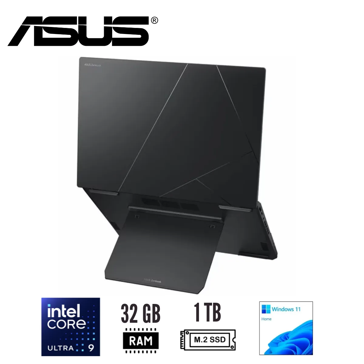 ASUS - Laptop 2 en 1 Desmontable ASUS ZenBook Duo UX8406CA-PZ073W 14" Core Ultra 9 285H 32GB 1TB W11