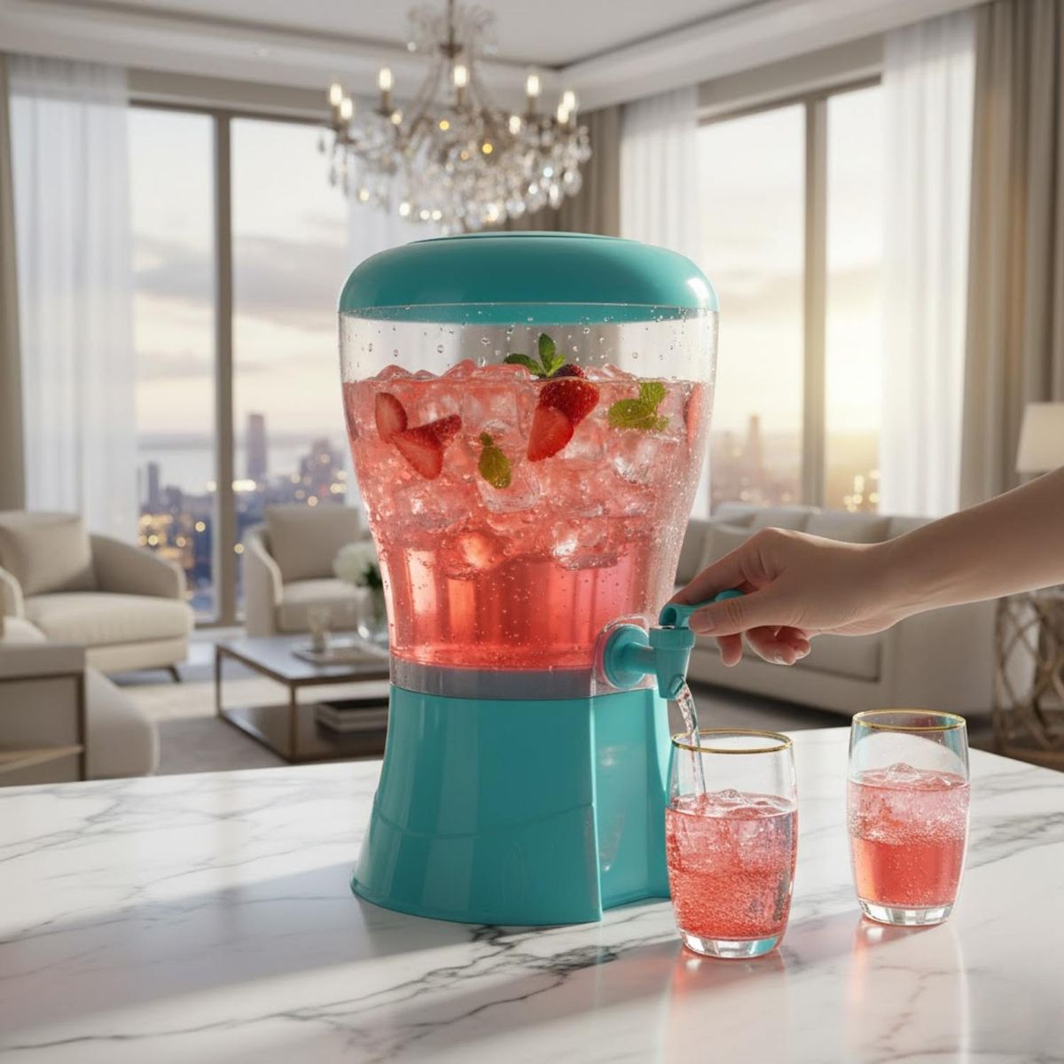 REY PLAST - Dispensador Bio Life Con Tapa Y Caño 5.75 lts - reyplast