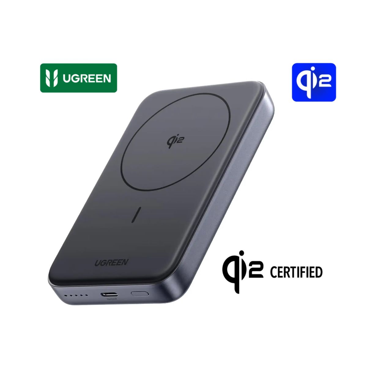 UGREEN - Cargador Portatil Qi2 10000mAh Ugreen MagSafe 30w Pd 15w Qi2 45763