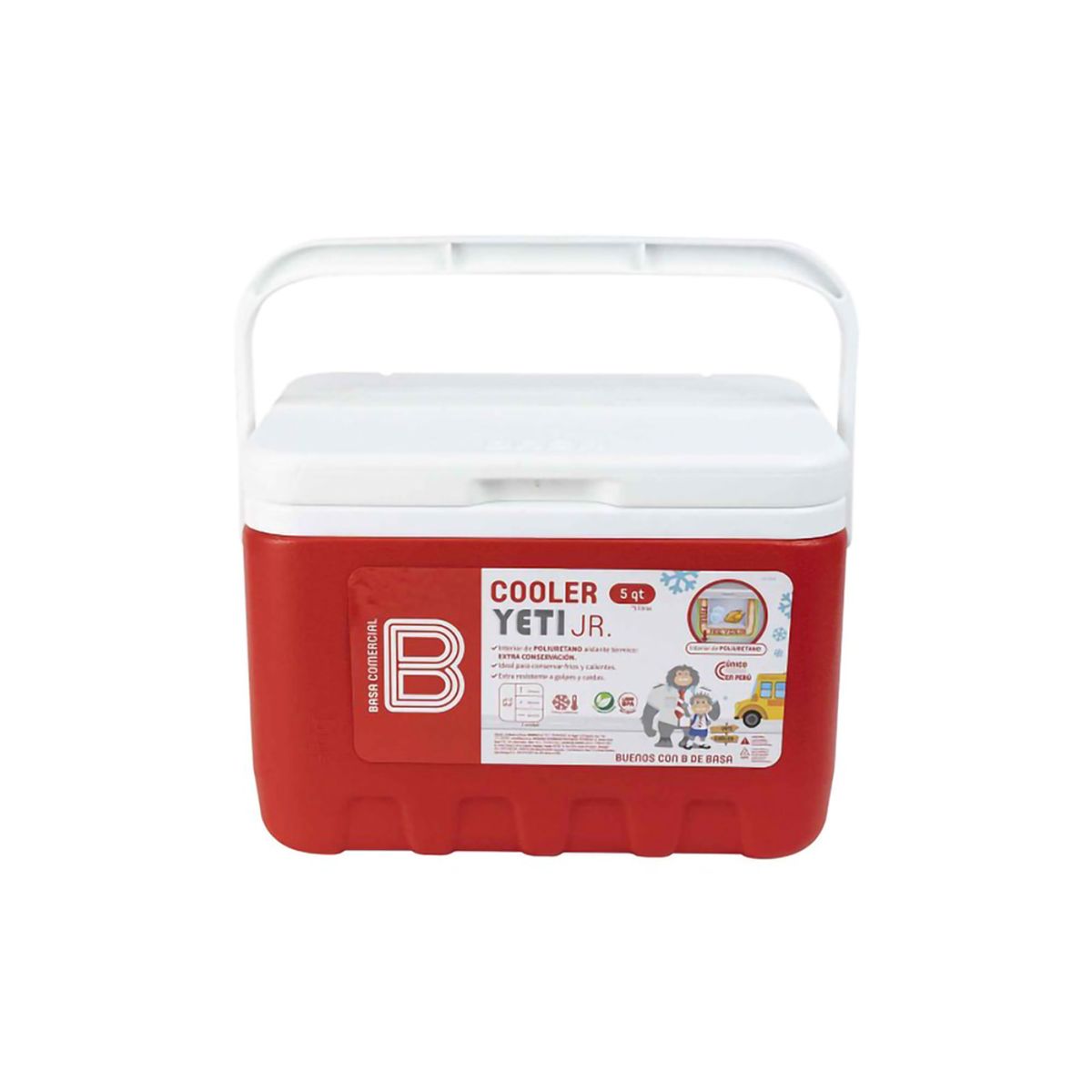 BASA - Cooler 5 Litros Basa YcePro 5 QT Yeti 8874 M01 ROJO