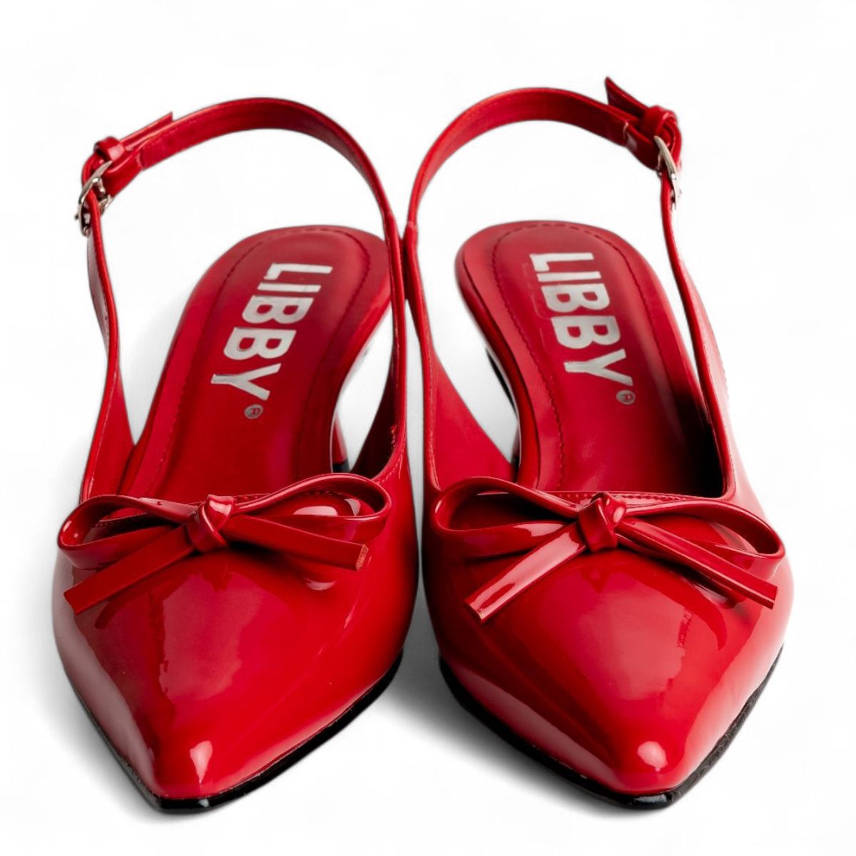 LB LIBBY CALZADOS Y ACCESORIOS - ZAPATOS STILETTOS PARA DAMAS TACO 5 COLOR ROJO