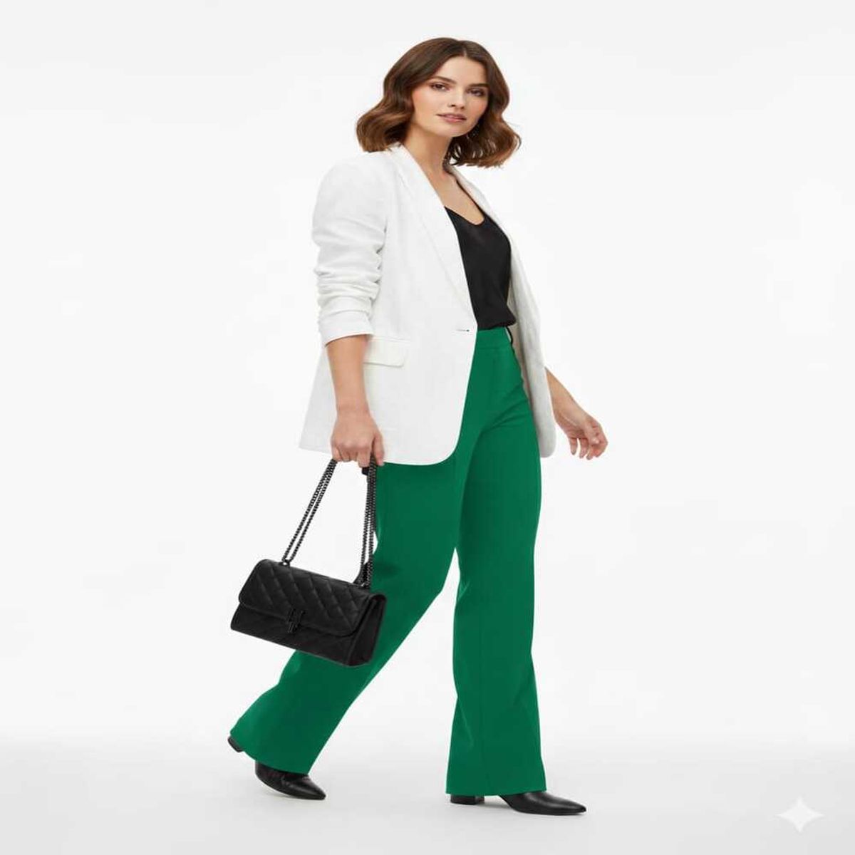 GENERICO - Bolso cuadrado  con cadena para mujer