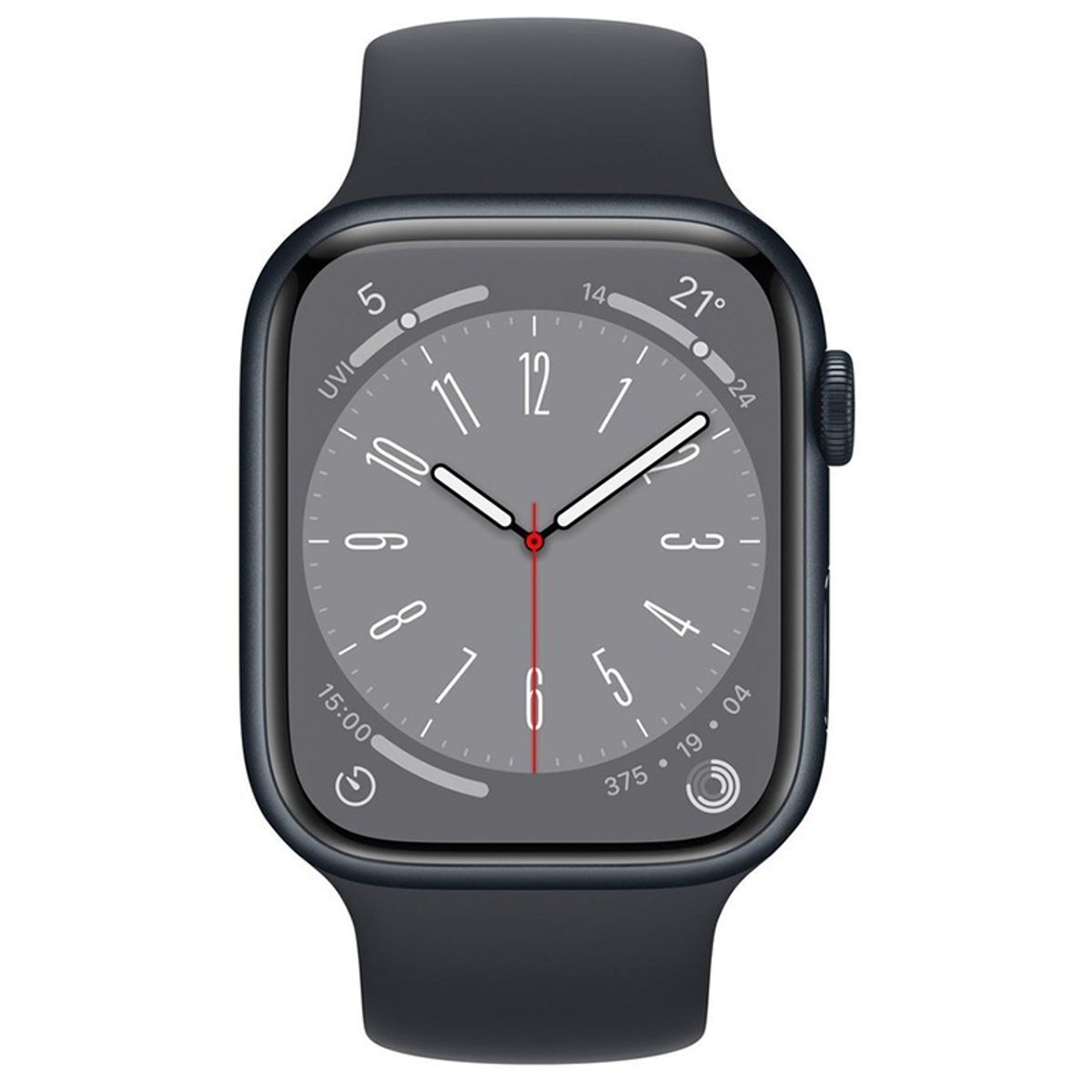 APPLE - Apple watch series 8 45mm GPS - Negro Reacondicionado