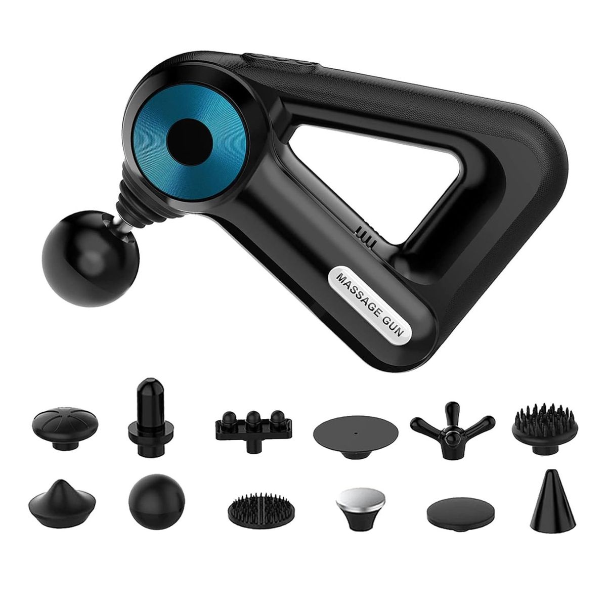 VICTORIA - Masajeador de Percusión Victoria Han PowerFlex 12 Cabezales Recargable y Silencioso