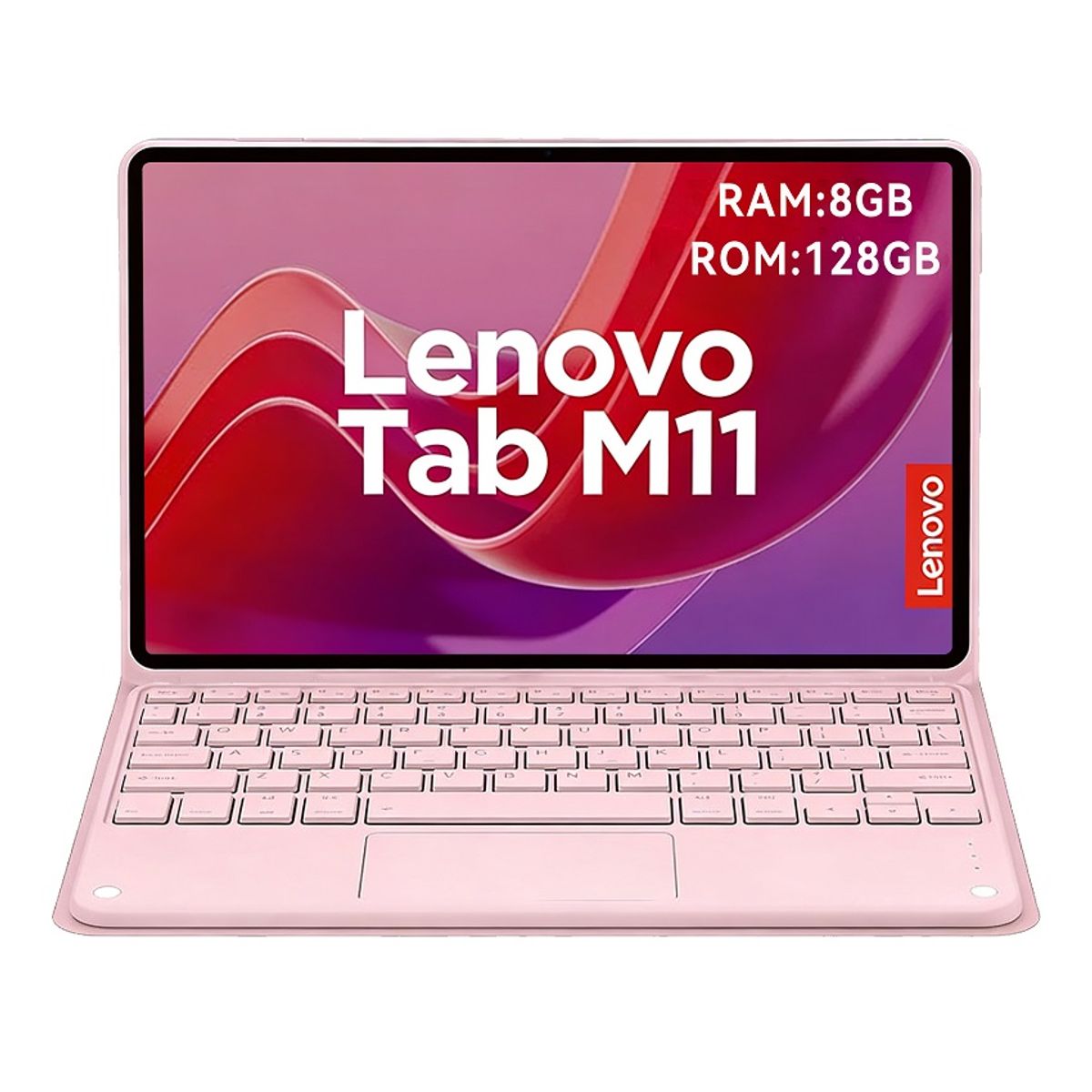 LENOVO - Tablet Lenovo M11 K10 8GB+128GB WiFi 11+Teclado Rosa