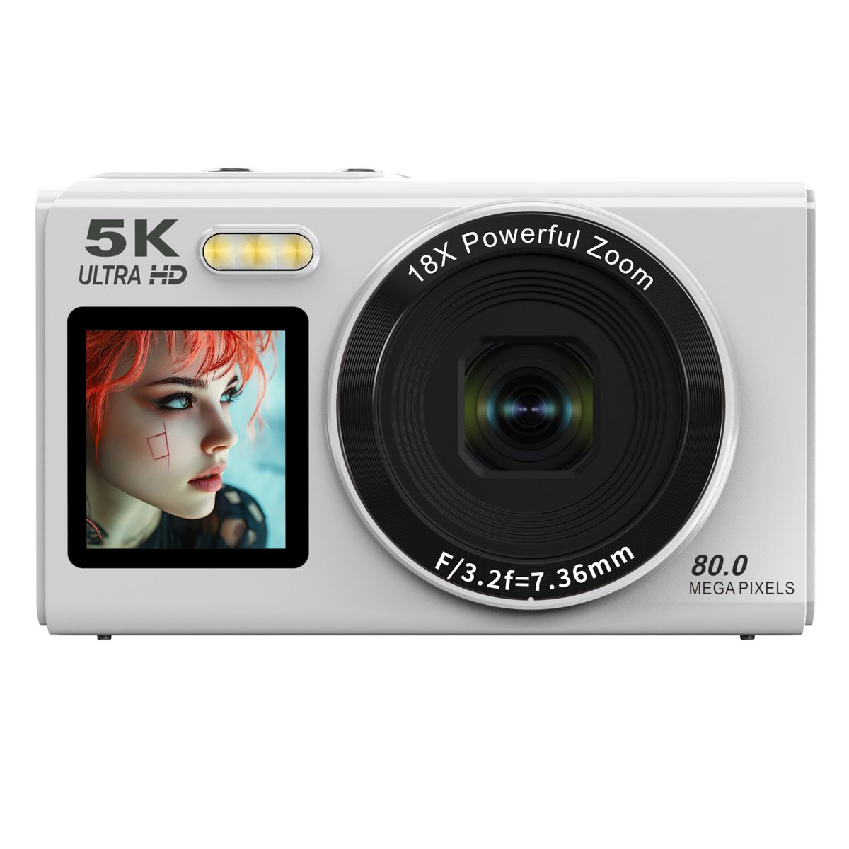 RENVMEXY - Cámara S96PRO 5K 80MP WiFi Doble Pantalla Zoom 18X Envío Gratis