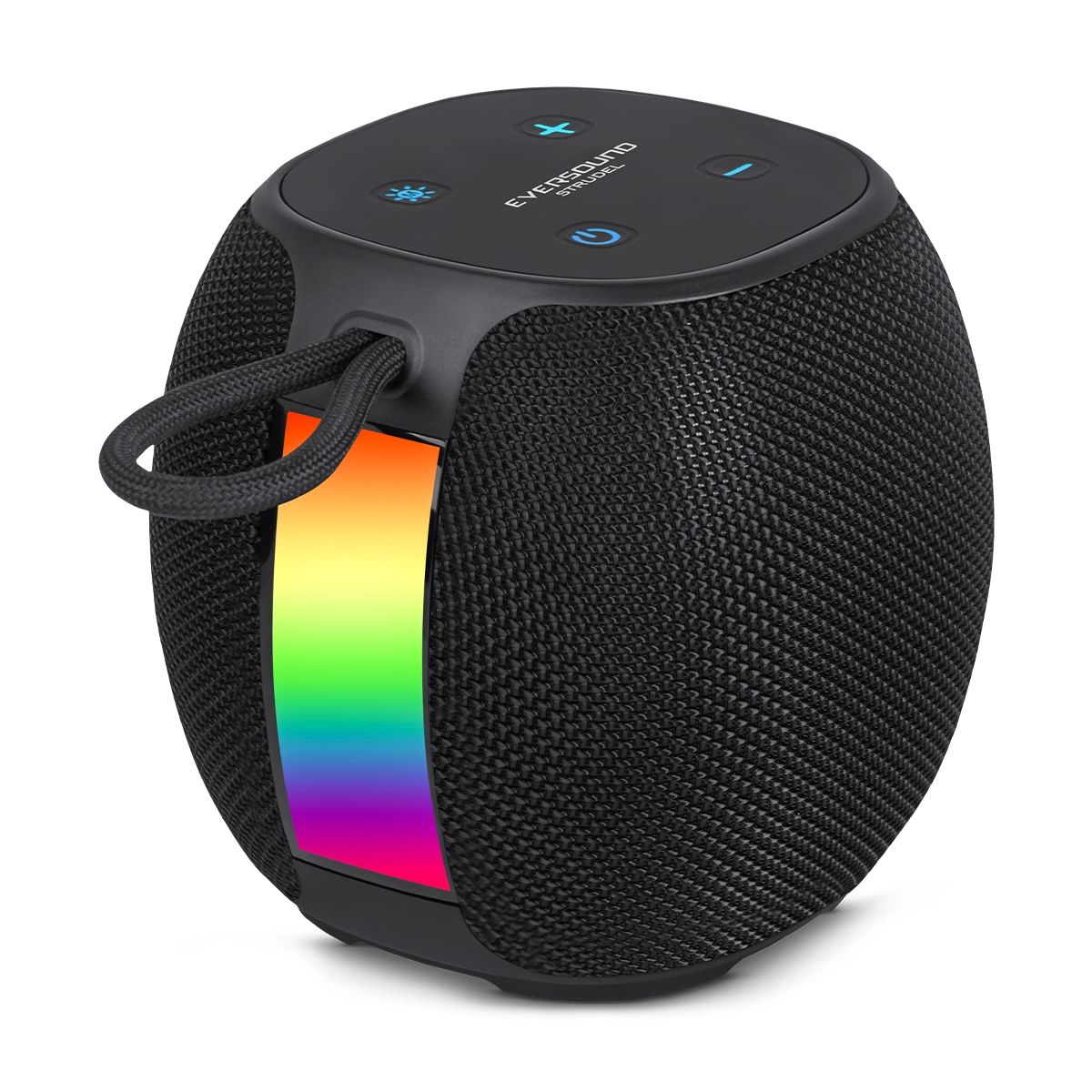 EVERSOUND - Parlante portátil BT TWS LUZ RGB FM Eversound Strudel EV500