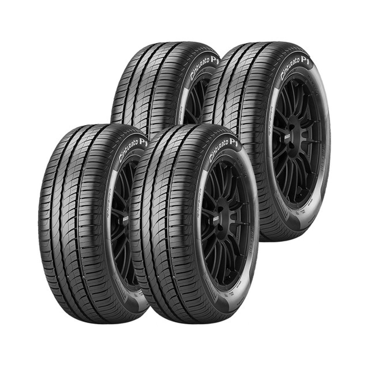 PIRELLI - 4x3 Llantas 185/70R14 PIRELLI CINTURATO P1 88H