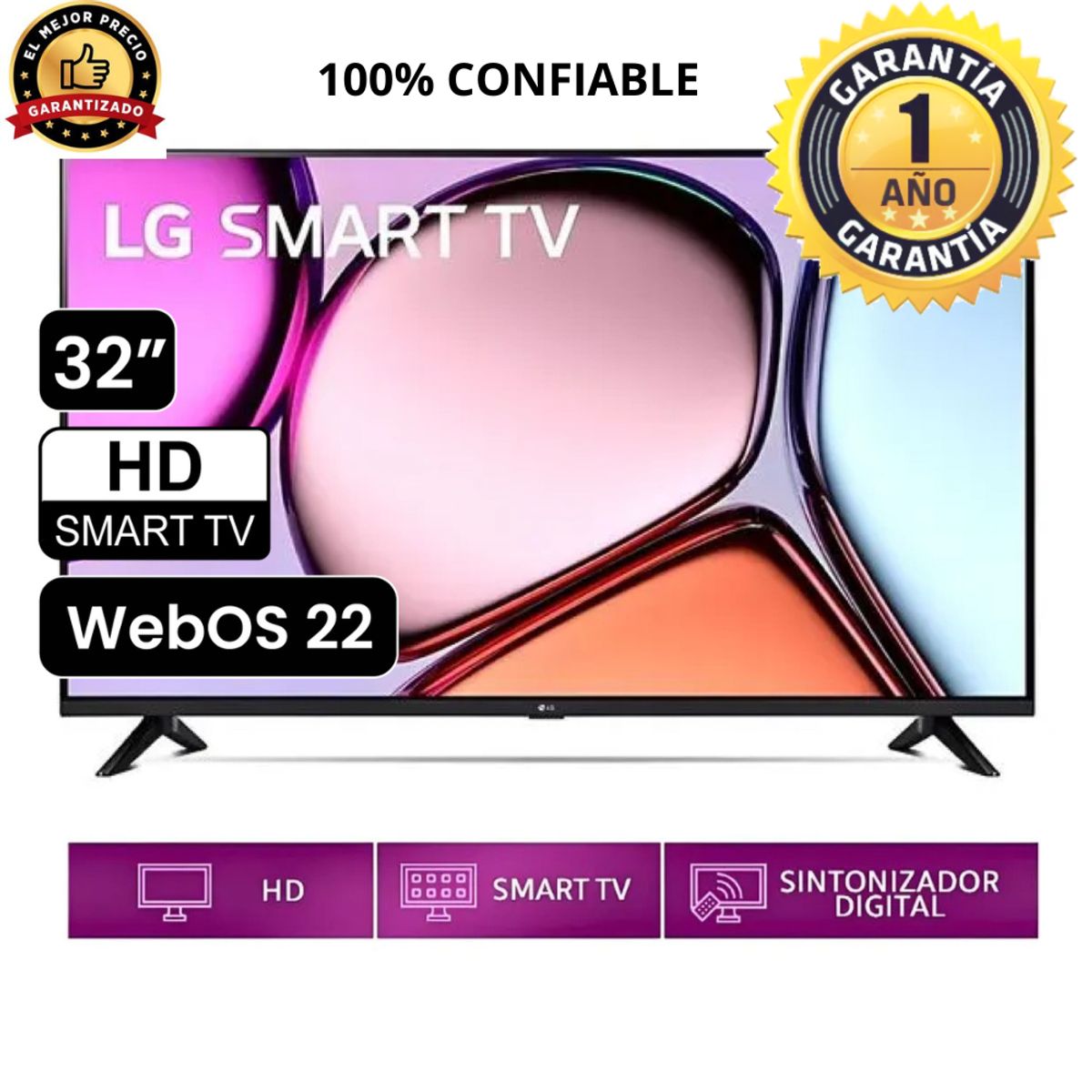 LG - TELEVISOR LG 32 SMART TV LED 32LQ600BPSA