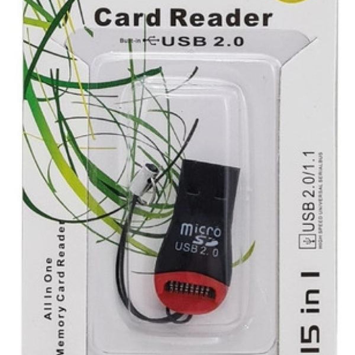 GENERICO - Lector De Tarjetas De Memoria Micro Sd A Usb 2.0