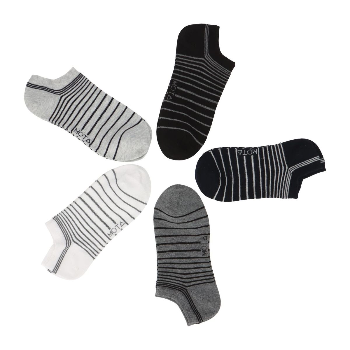MOTA - CALCETIN TOBILLO BAMBU PACK 5 MT21153