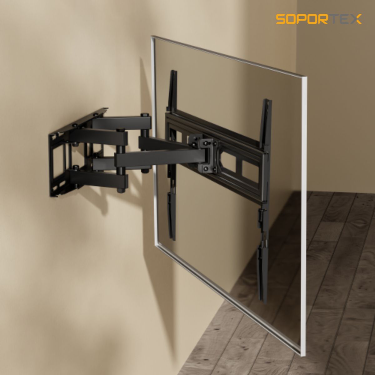 SOPORTEX - RACK MÓVIL PARA TV DE 37 A 80 PULGADAS
