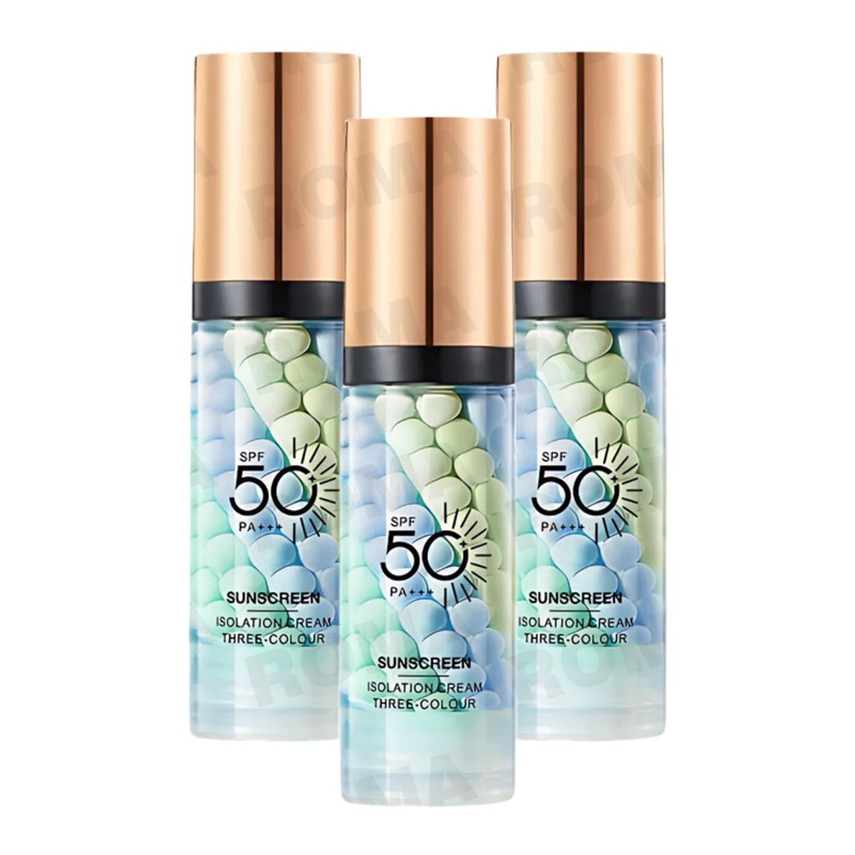 BIOAQUA - PACK 3 BLOQUEADOR SOLAR MULTICOLOR 40G BIOAQUA