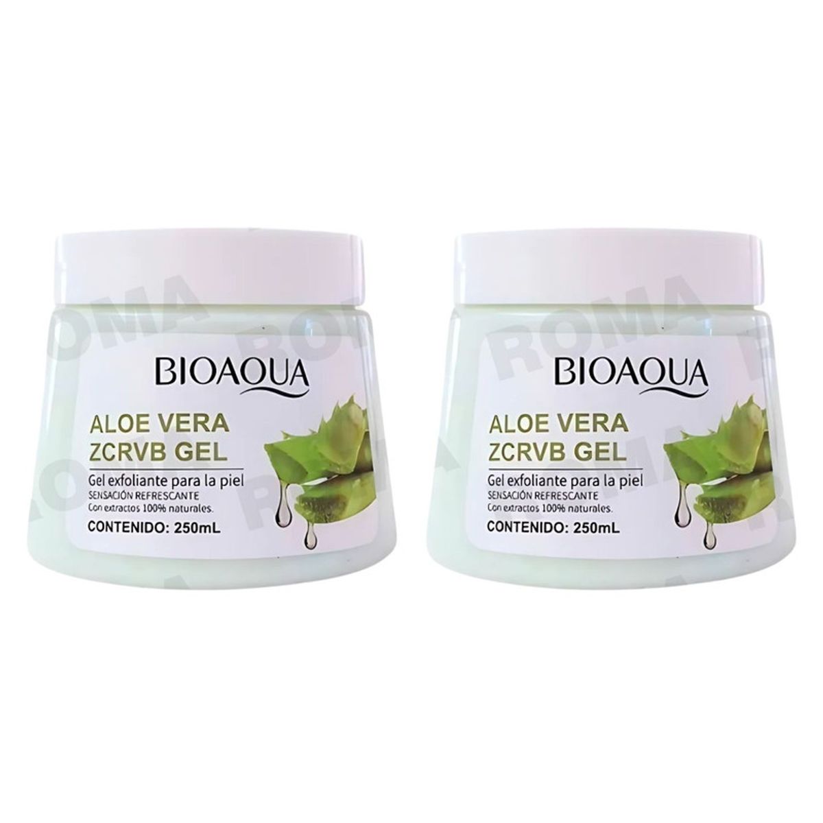 BIOAQUA - PACK 2 EXFOLIANTE EN GEL DE ALOE VERA 250ML BIOAQUA