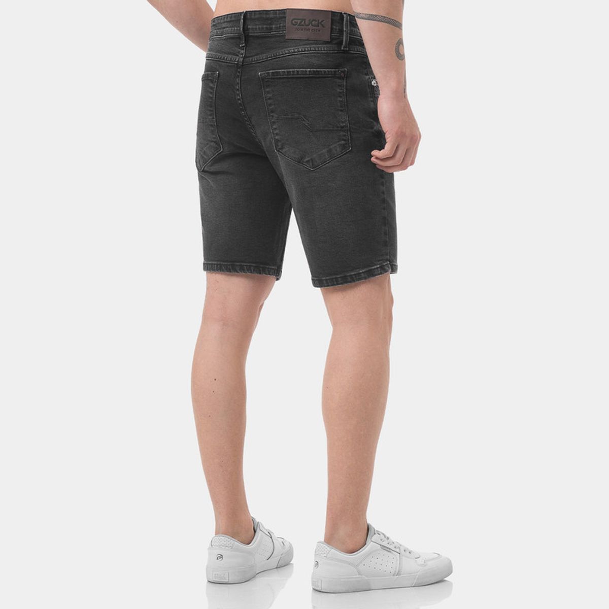 GZUCK - Short Denim Stretch Hombre Gzuck Brun