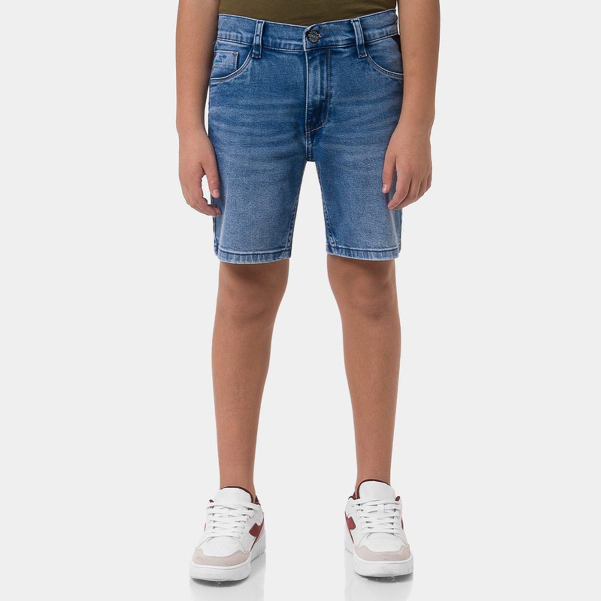 GZUCK - Short Walk Short Denim Stretch Bran Kids Niño