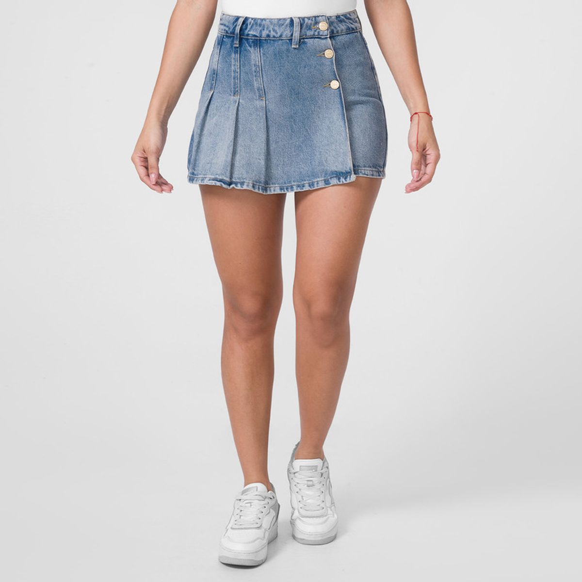 FITS ME - Mini Short Denim Stretch Mujer Fits Me Veksam