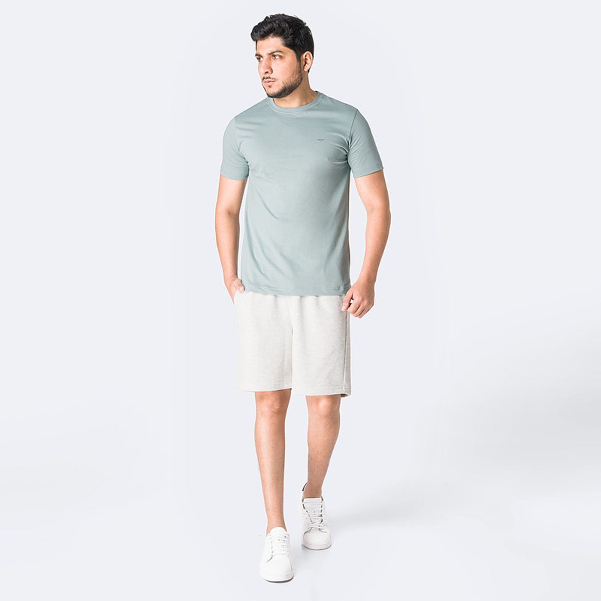 PIONIER - Short French Terry Neron-S Hombre