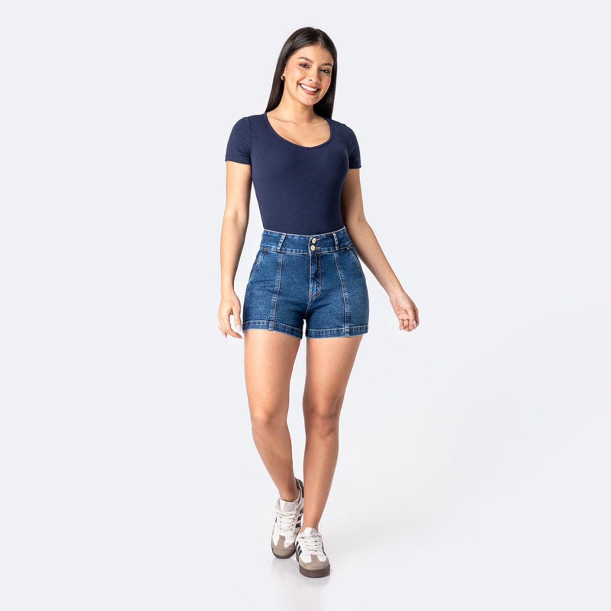 PIONIER - Short Jean Denim Stretch Mujer Pionier Zeryl