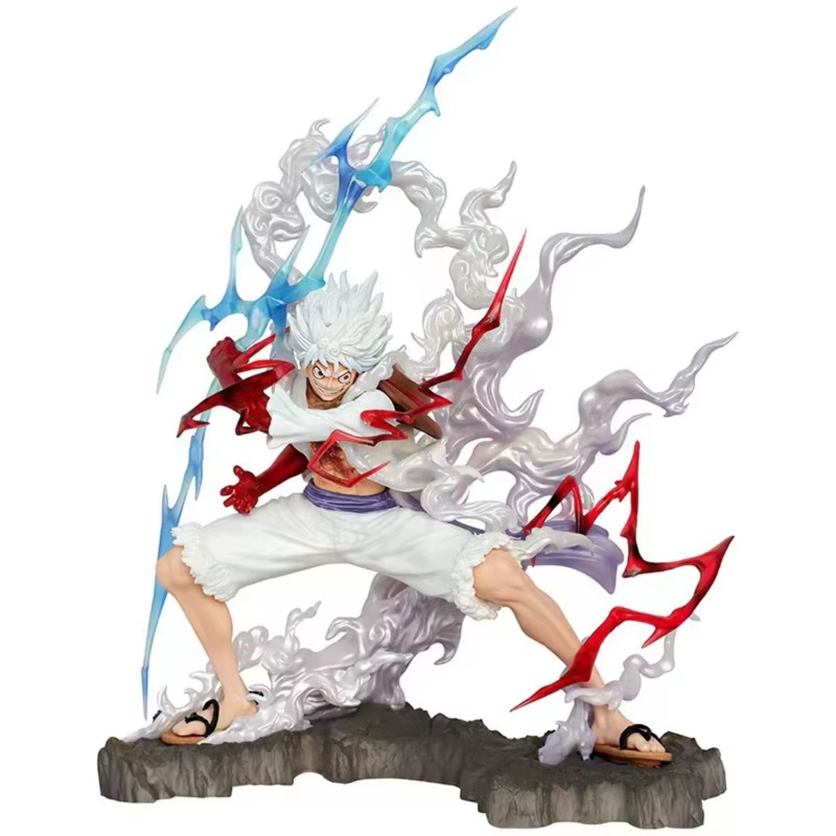 GENERICO - Figura de Accion Luffy One Piece Gear 5 Nica Lightning