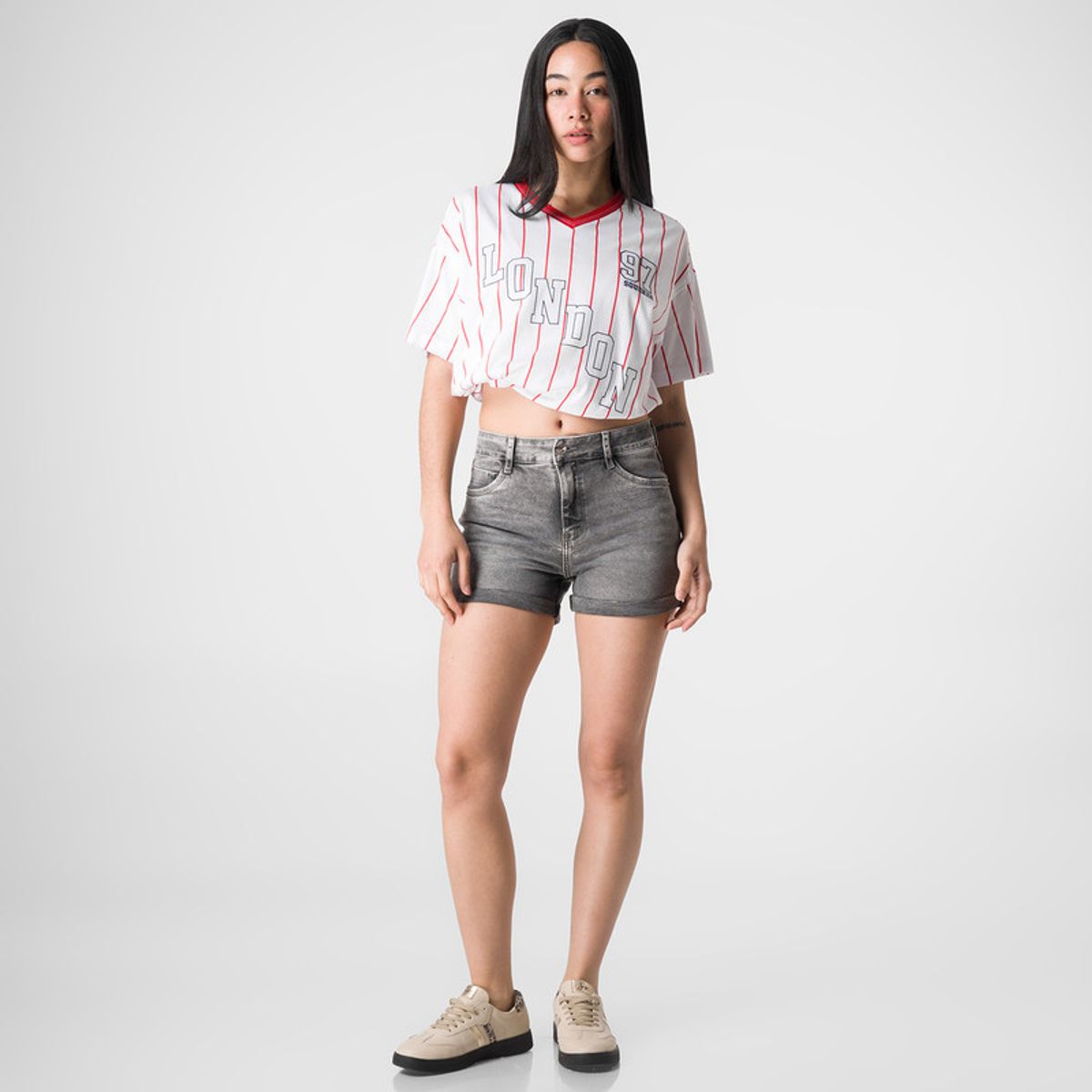 SQUEEZE - Short Denim Stretch Mujer Squeeze Holisa