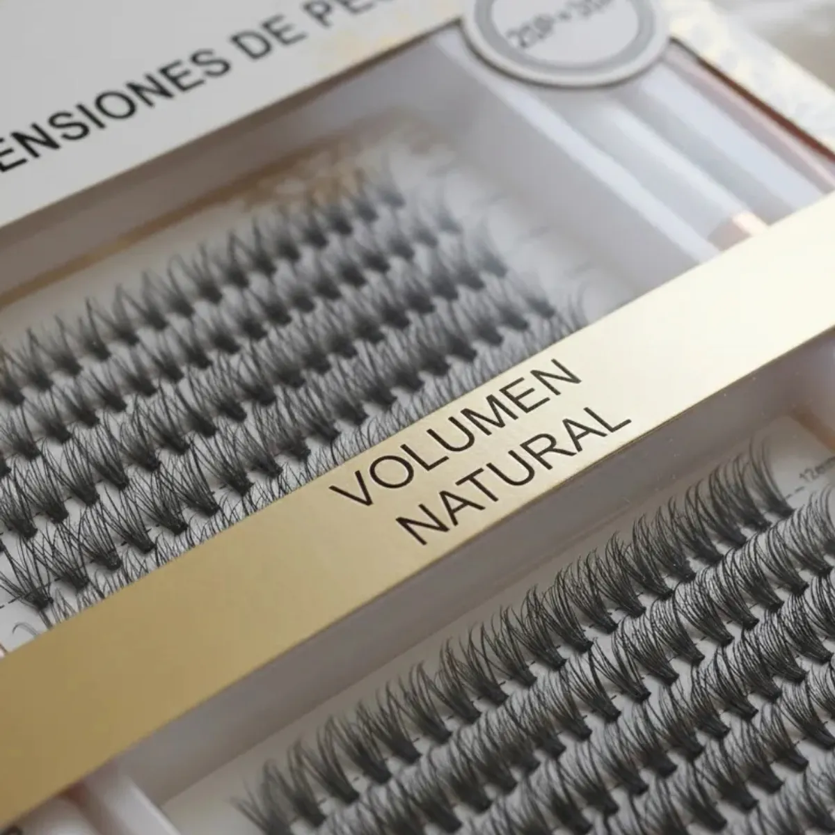 GENERICO - Set extensiones pestañas + pinza + pegamento Italia De Luxe