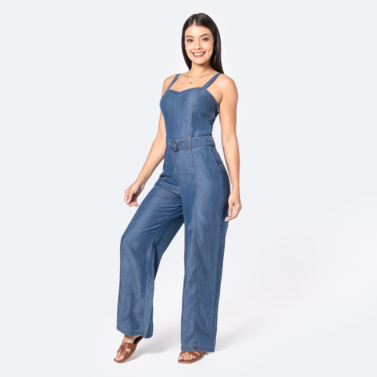 PIONIER - Enterizo Jean Denim Mujer Pionier Kyrali