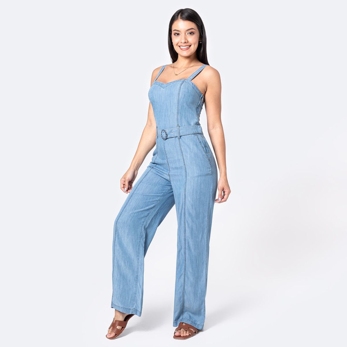 PIONIER - Enterizo Jean Denim Mujer Pionier Kyrali