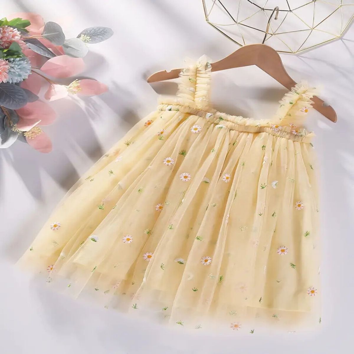 GENERICO - VESTIDO PARA NIÑA DE GIRASOLES