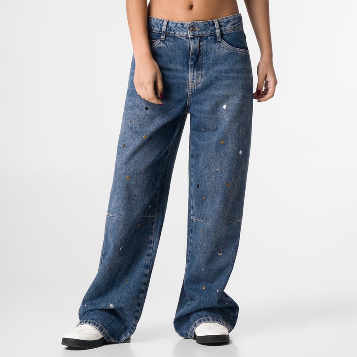 SQUEEZE - Pantalón Jean Denim Mujer Squeeze Fenda