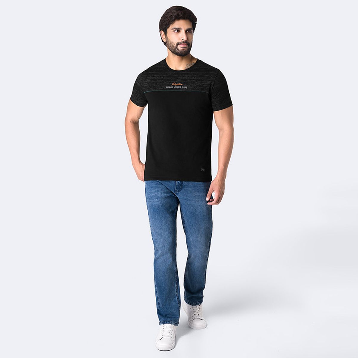 PIONIER - Pantalón Jean Semi Pitillo Denim Stretch Hombre Pionier Gibran