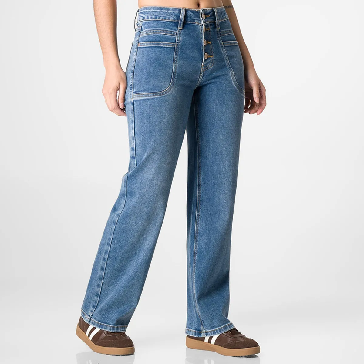 SQUEEZE - Pantalón Jean Denim Stretch Mujer Squeeze Janat