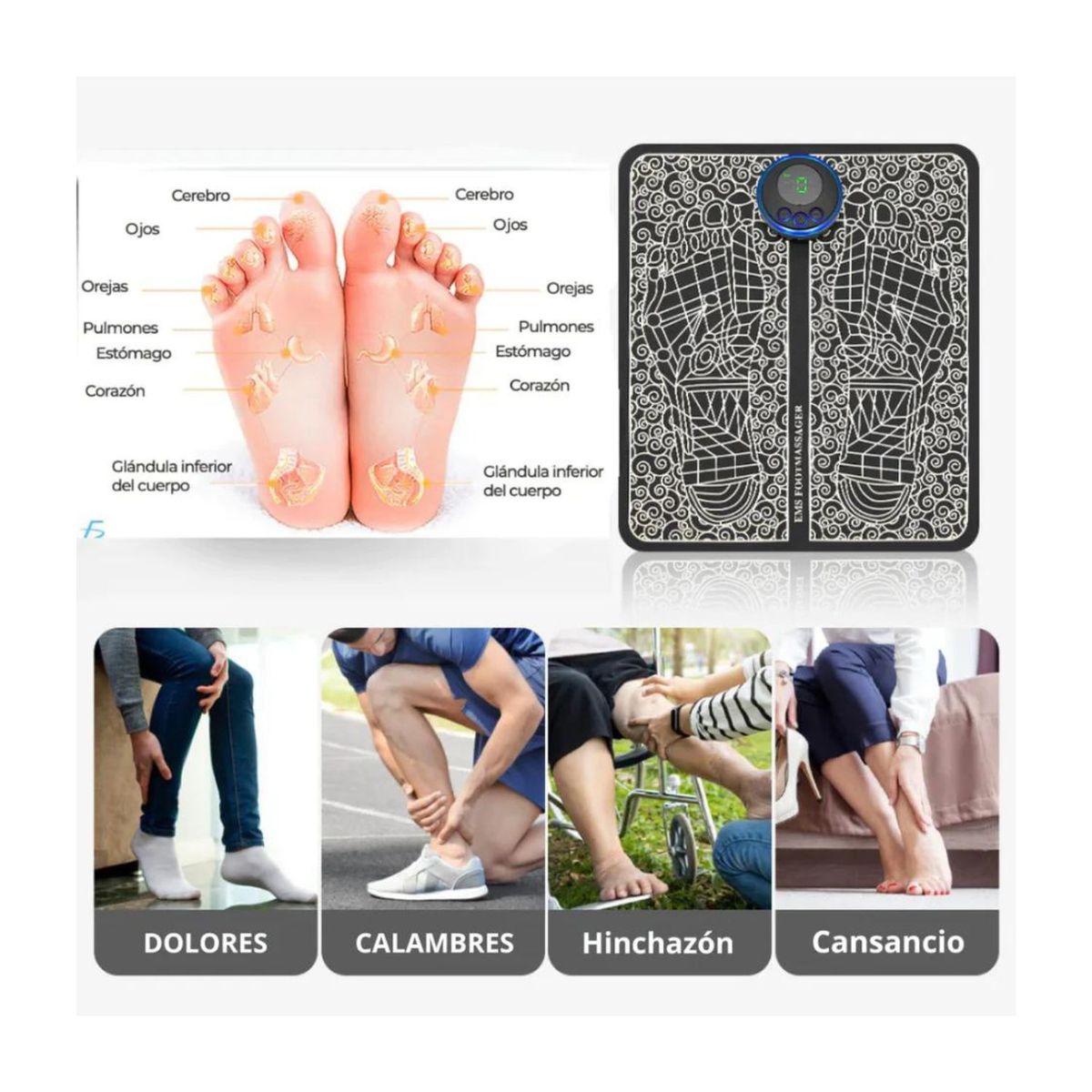 OEM - Masajeador De Pies Inteligente EMS Foot Massager