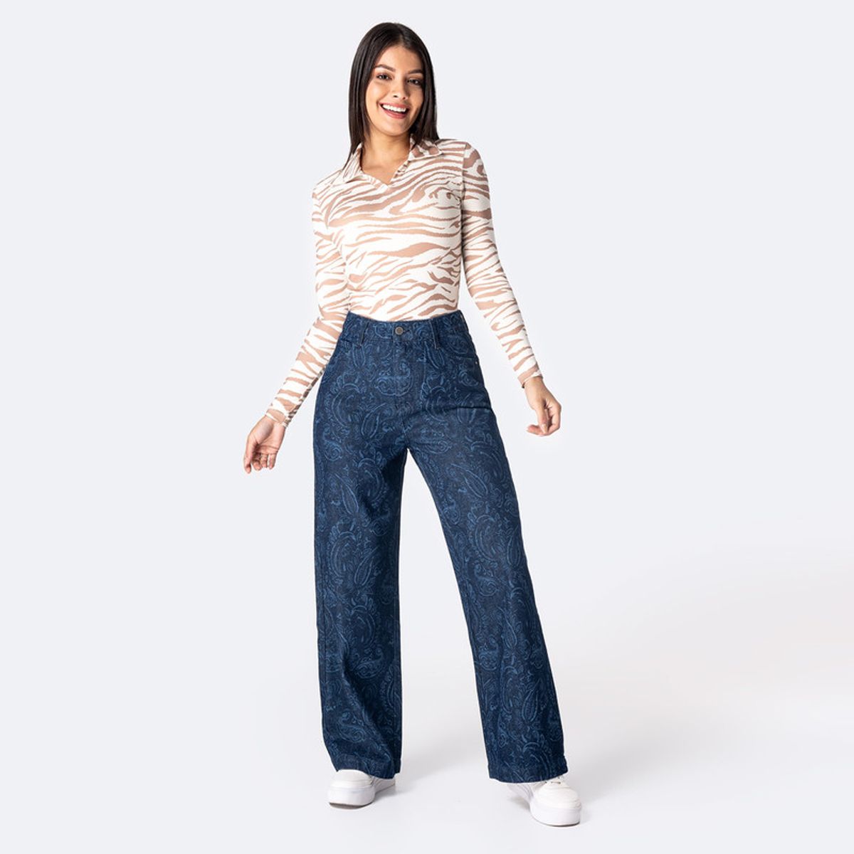 PIONIER - Pantalón Jean Denim Mujer Pionier Meritt