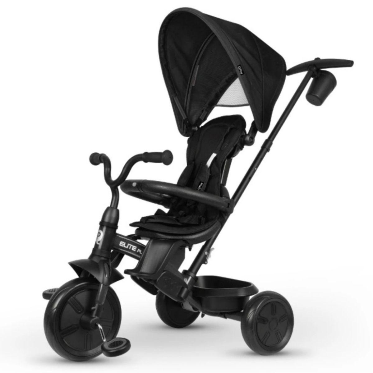 QPLAY - Triciclo Convertible Platinum Negro Qplay