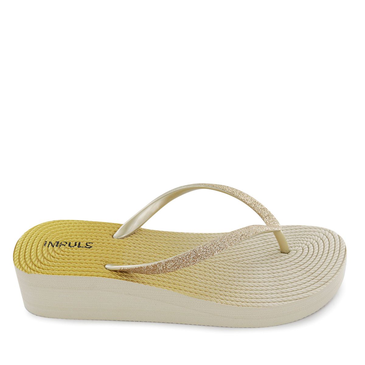 IMPULS - Sandalia Playera Impuls Mujer Gold Aqua12