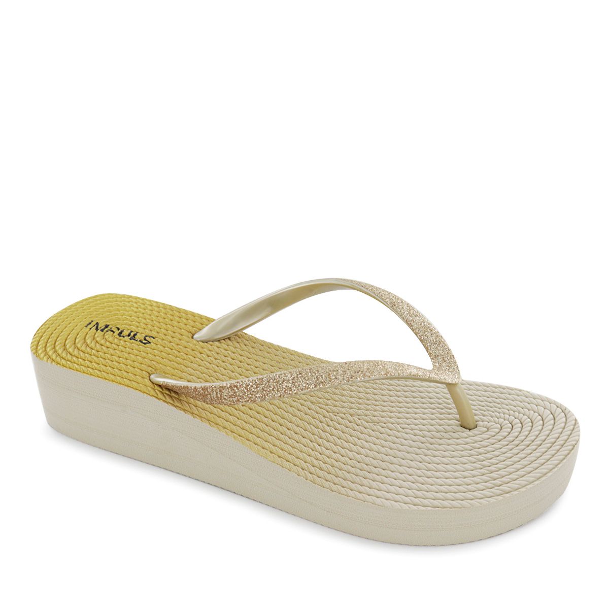 IMPULS - Sandalia Playera Impuls Mujer Gold Aqua12