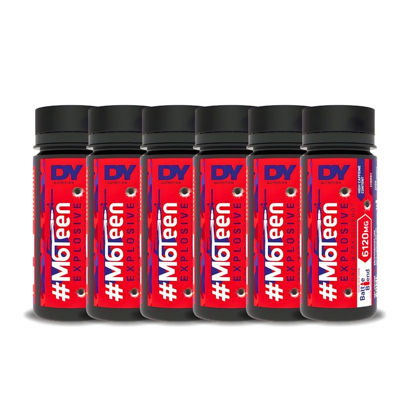 DORIAN YATES - M6teen Liquid 60ml x 6 unidades - Cherry DY Nutrition