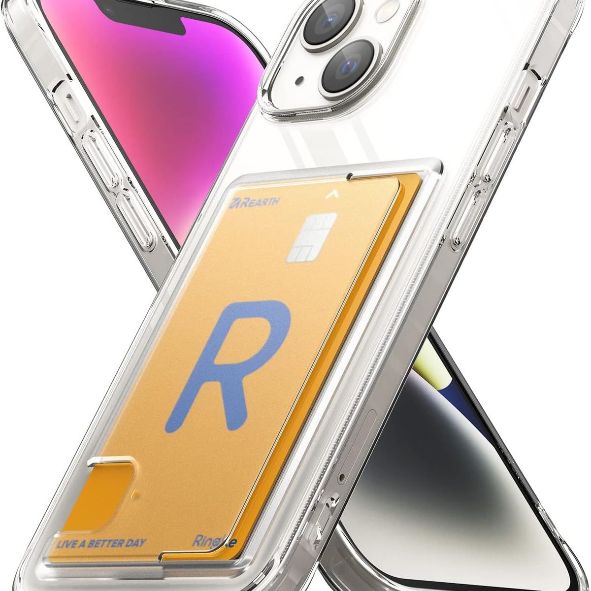 RINGKE - Case iPhone 14 Plus Ringke Tarjetero Transparente