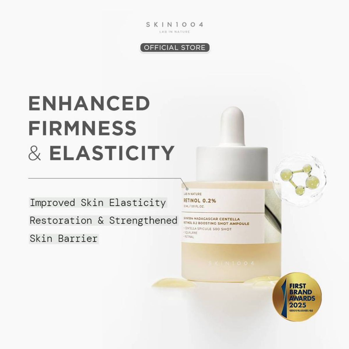 SKIN1004 - SKIN1004 Madagascar Centella Retinol 0.2 Boosting Shot Ampoule 30ml