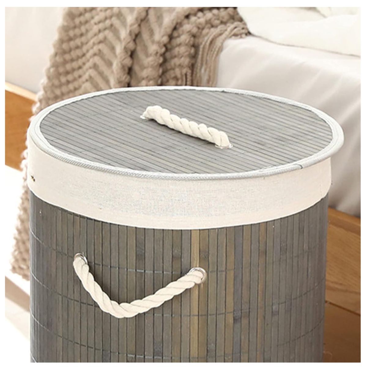 CUTE - CESTA REDONDA PARA ROPA SUCIA