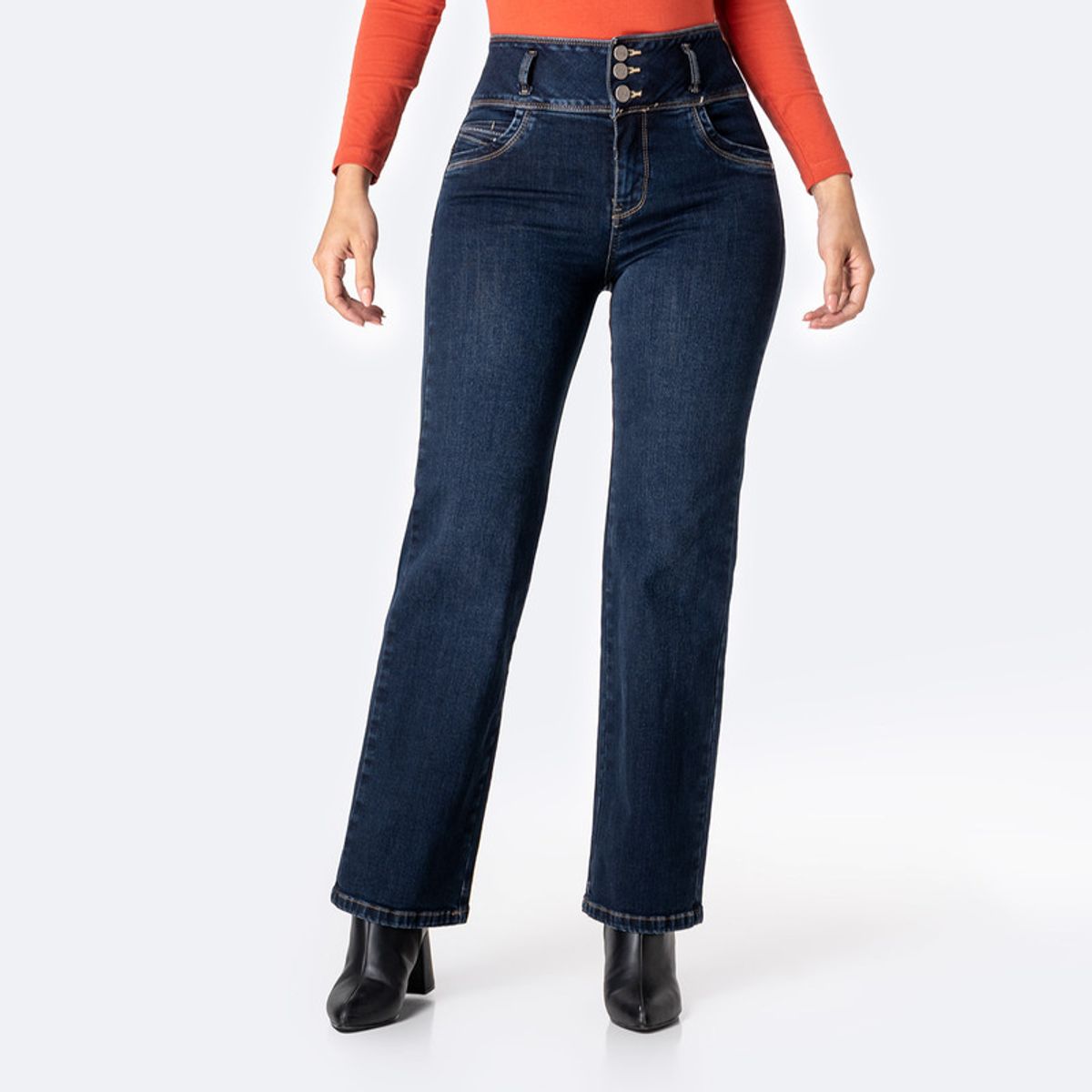 PIONIER - Pantalon Moda Denim Stretch Shethy Mujer